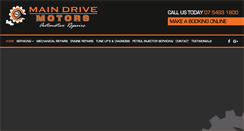 Desktop Screenshot of maindrivemotors.com.au